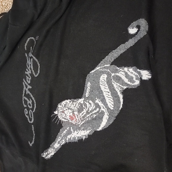 Ed Hardy Black Hoodie 2xl zip up - Picture 5 of 5